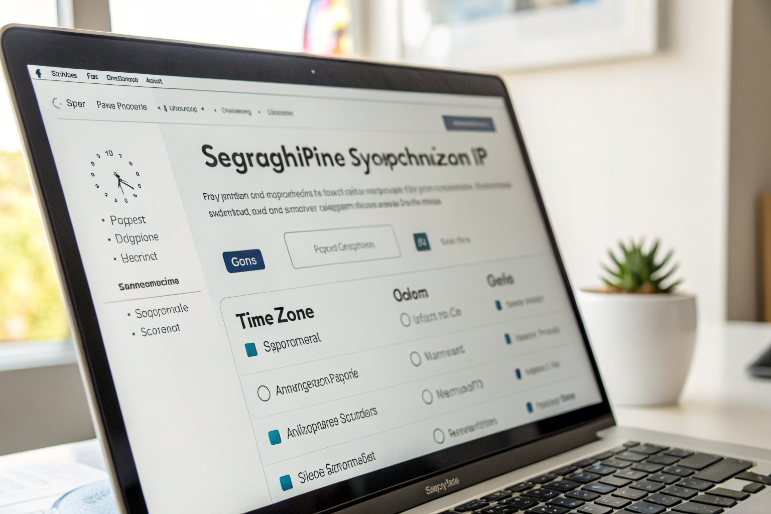 Computer interface showing browser fingerprint settings.